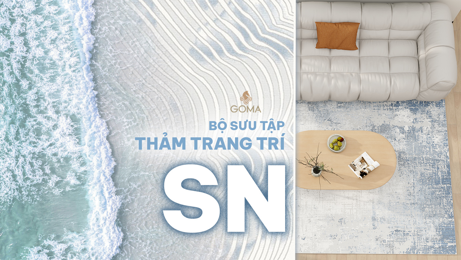 Bộ Sưu Tập Thảm Art Mã SN – Khi Đại Dương Bước Vào Không Gian Của Bạn