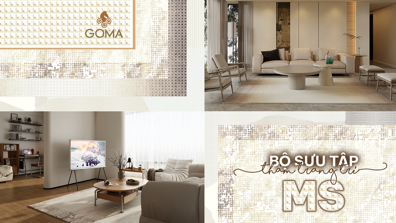Bộ Sưu Tập Thảm Art Mã MS – Hành Trình Kiến Tạo Phong Cách Cho Không Gian