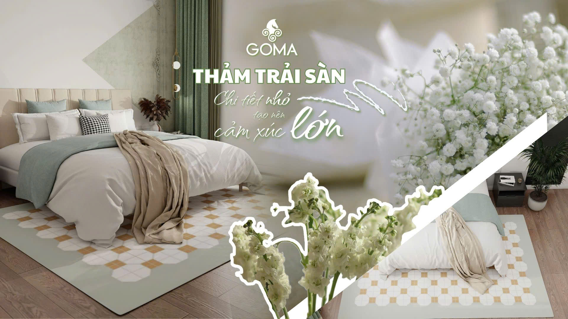 Một Tấm Thảm – Bốn Thay Đổi Lớn Cho Phòng Ngủ Của Bạn