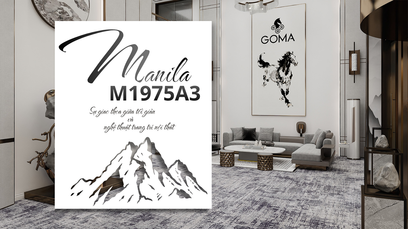 Manila M1975A3  – Sự Giao Thoa Giữa Tối Giản Và Nghệ Thuật Nội Thất