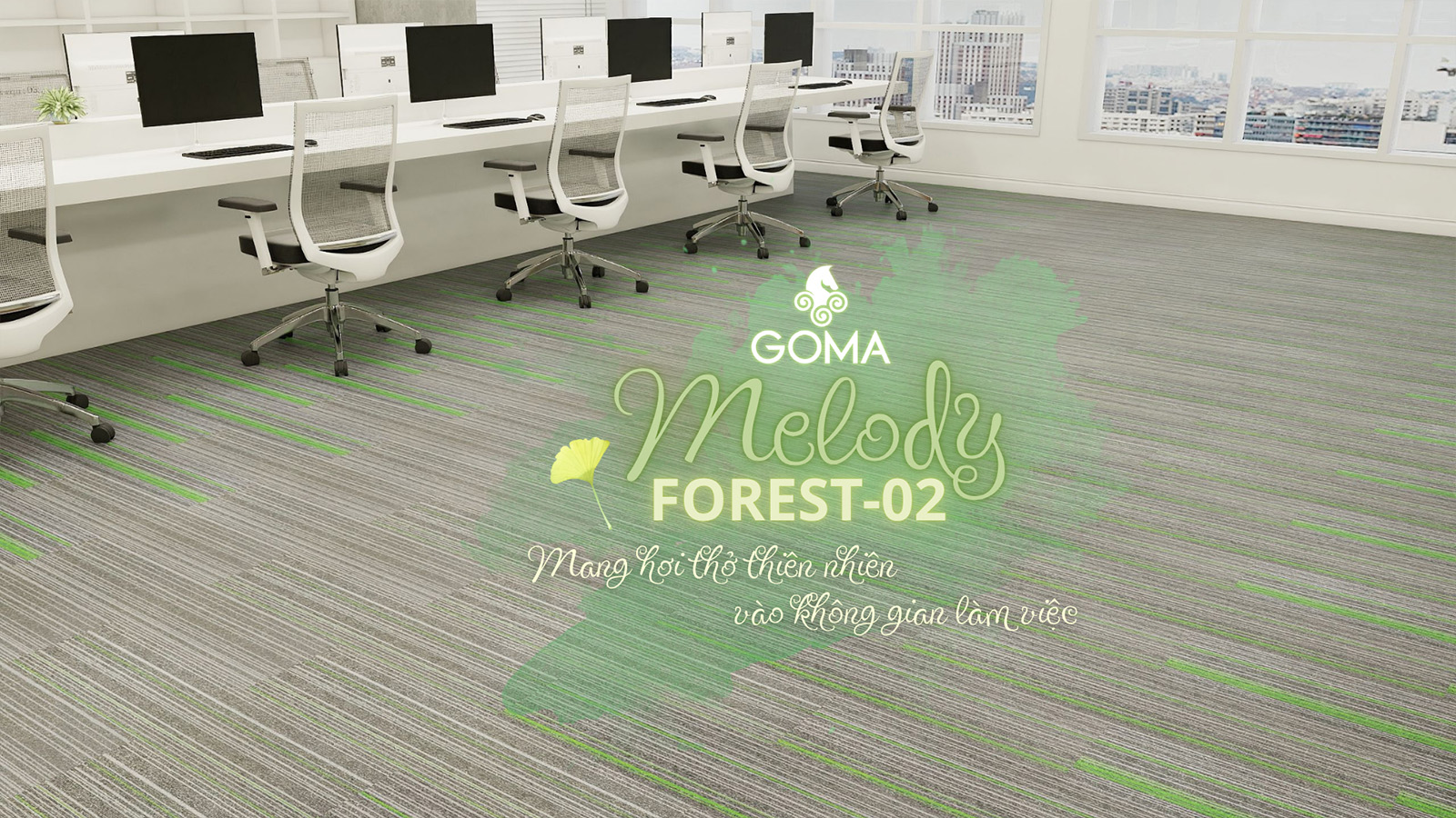 Forest-02 – Mang Hơi Thở Thiên Nhiên Vào Không Gian Làm Việc